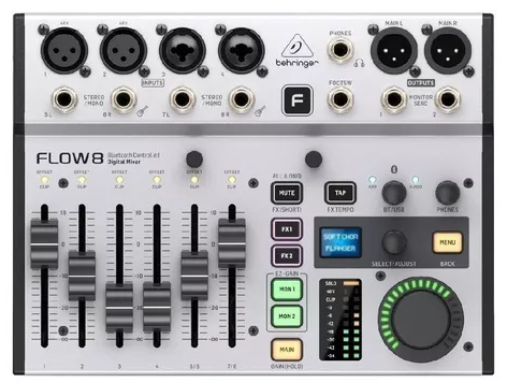 MIXER DIGITAL 8 CANAIS  -  BEHRINGER