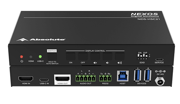 SWITCHER 2x1 HDMI - Absolute® HSC21 é um switcher 2×1