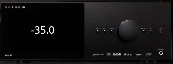 ANTHEM - AVM90 8K 15.4 AV SURROUND PROCESSOR  - BLACK