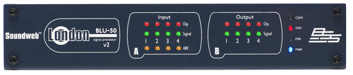 BSS Audio BLU-50v2 4x4 Signal Processor with BLU Link