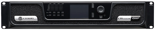 CDi 4|300BL Analog + BLU link input, 4 channel, 300W per output channel