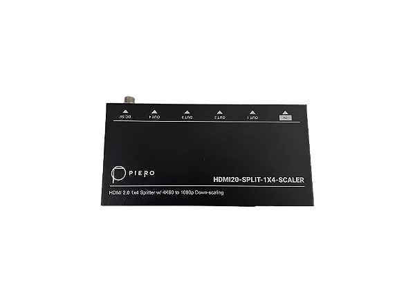 Divisor HDMI Piero HDMI 2.0 - SPLIT 1X4 Scaler ( Instalação inclusa)