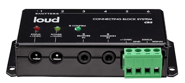 CBS Connecting Block (bloco de conexão) para interface de repetidores e emissores de IR