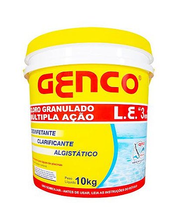 CLORO GENCO 3 EM 1 10 KG
