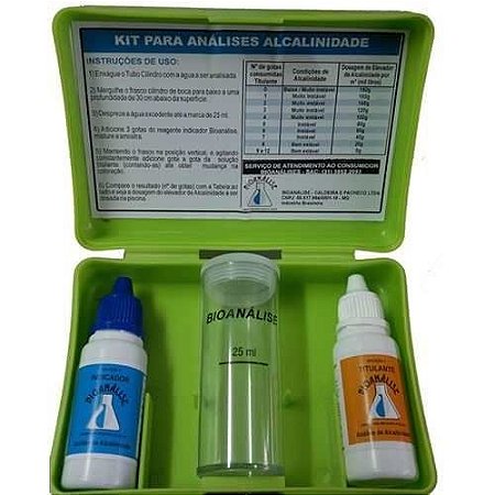 ESTOJO TESTE ALCALINIDADE