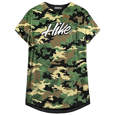 Camiseta Camuflada Long Fit Premium Unissex