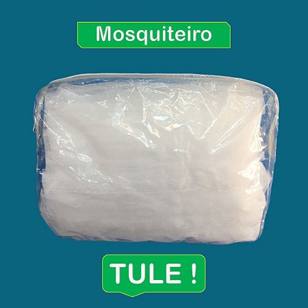 Mosquiteiro De Tule Com Rendinha P/ Dossel De Parede