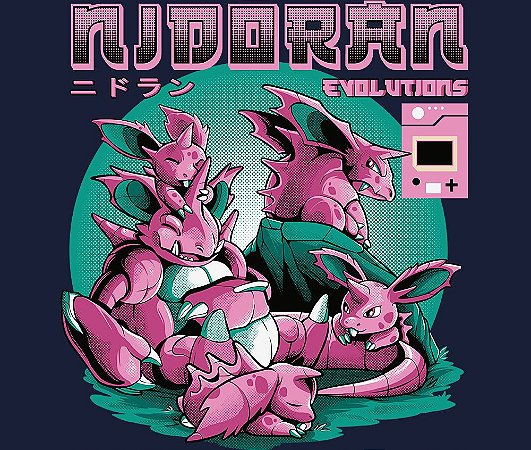 Enjoystick Pokémon - Nidoran Macho Evolutions