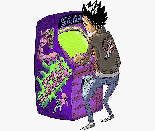 Enjoystick Shenmue Arcade Scene