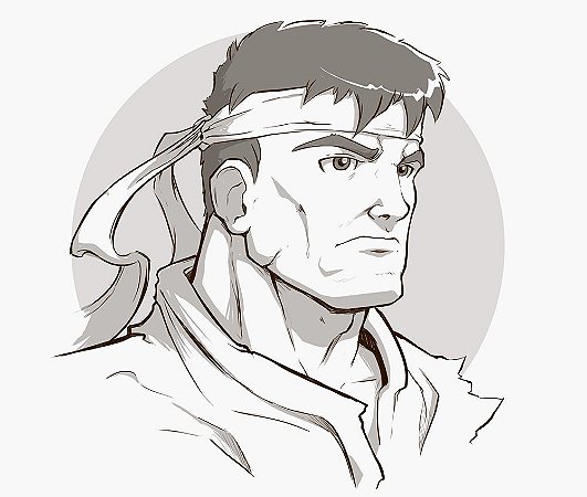 Enjoystick Street Fighter Ryu Reflection
