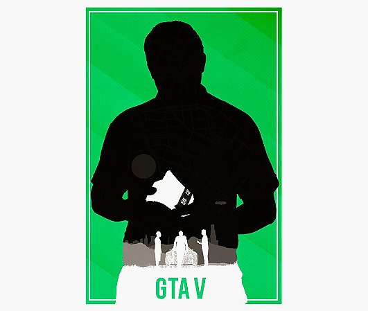 Enjoystick GTA V Minimalist Green Composition