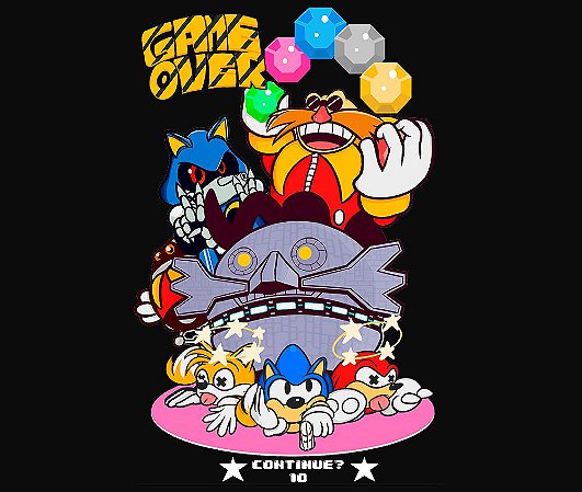 Enjoystick Sonic - Game Over