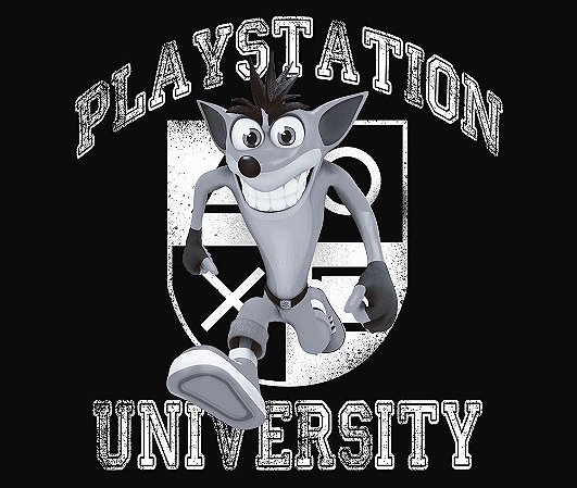 Enjoystick Playstation University Feat Crash - White