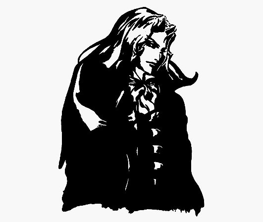 Enjoystick Castlevania - Alucard Black & White