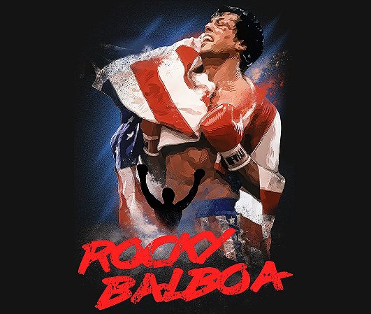 Enjoystick Rocky Balboa and Flag