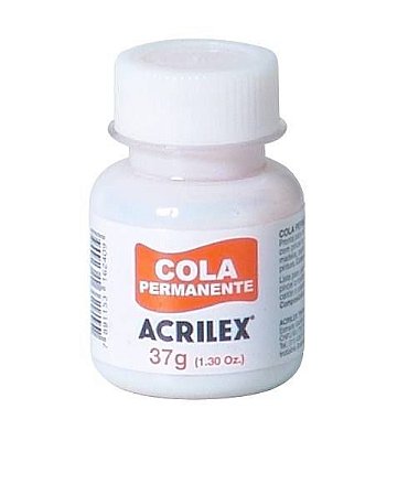 Cola Permanente Acrilex 37grs - Ateliê Cris Nakao