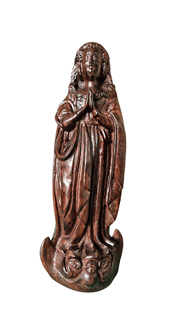 Nossa Senhora Aparecida Facsimile - 38 cm - Escurecida