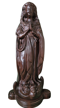 Nossa Senhora Aparecida Facsimile - 38 cm - Escurecida