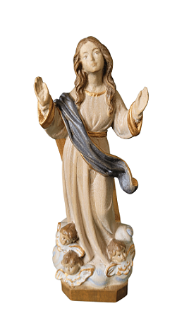 Nossa Senhora da Assunção 15 cm Colorida.