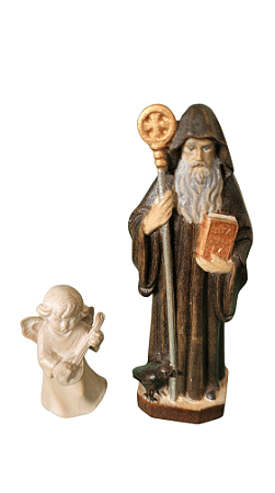 Conjunto São bento - 9,2 cm & Anjo Musical 5,4 cm.