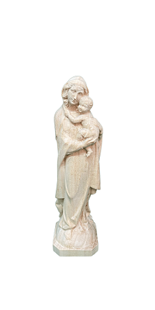 Nossa Senhora Tradicional - 12 cm - Natural.