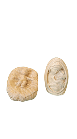 Conjunto Nossa Sra. Clássica 8 cm & Menino Jesus 6 cm.