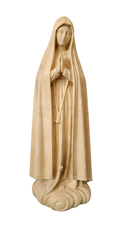 Nossa Senhora de Fátima - 20 cm - Natural.