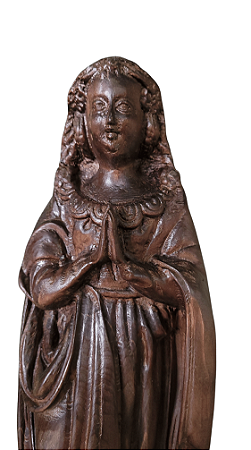 Nossa Senhora Aparecida Facsimile - 28 cm - Escurecida.