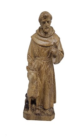 São Francisco com Lobo - 17,5 cm - Natural