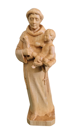 Santo Antônio com Menino 15 cm Encerado.