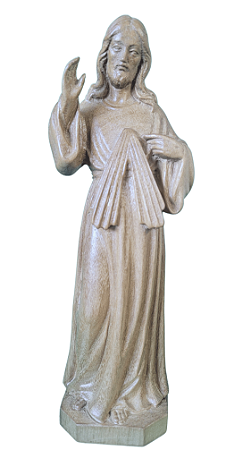 Jesus Misericordioso - 23 cm - Encerado.