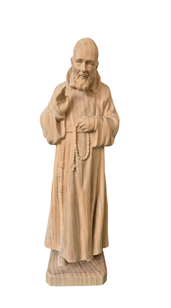 Padre Pio - 40 cm - Natural.
