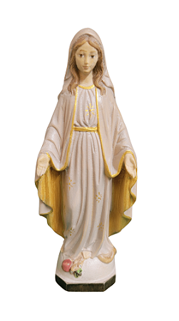 Nossa Senhora Das Graças - 15 cm - Colorida.