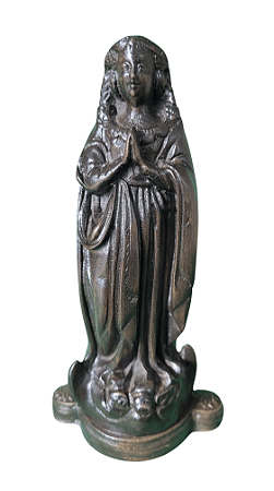 Nossa Senhora Aparecida Facsimile - 14 cm - Escurecida
