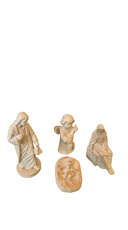 Presépio 7,2 cm 4 peças.