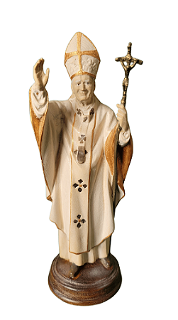 São João Paulo II - 16,2 cm - Colorido.