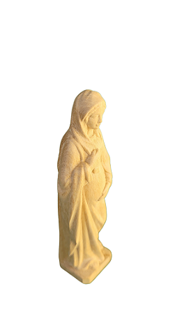 Nossa Senhora Gravida - 9,2 cm Natural.