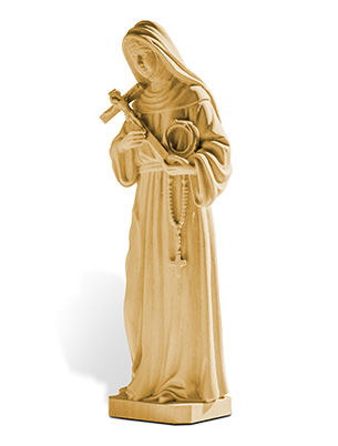 Santa Rita de Cássia 16,5 cm Natural.
