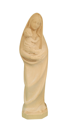 Nossa Senhora com Menino - 23 cm - Natural