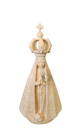Nossa Senhora Aparecida Estilizada - 11 cm - Natural.
