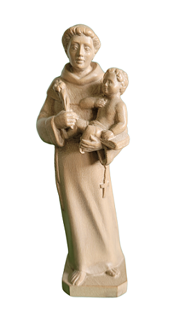Santo Antônio com Menino - 15 cm - pintado.