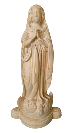 Nossa Senhora Aparecida Facsimile - 38 cm - Natural.