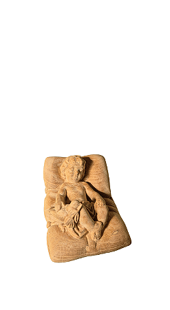 Menino Jesus com Pomba da Paz - 7,5 cm - Natural