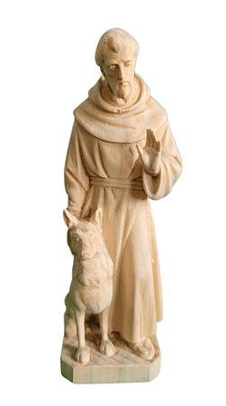 São Francisco com Lobo 13 cm Natural