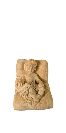 Menino Jesus com Pomba da Paz - 7,5 cm - Natural