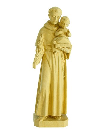 Santo Antônio de Pádua - 10,5 cm - Natural