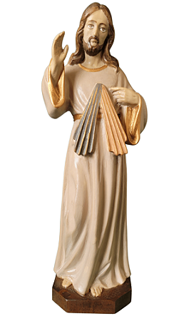 Jesus Misericordioso 23 cm - Colorido.