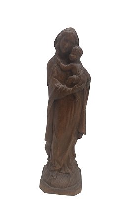 Nossa Senhora Tradicional - 12 cm - escurecida