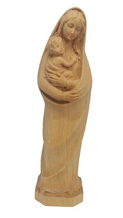 Nossa Senhora Com Menino - 20 cm - encerado