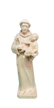 Santo Antônio com Menino  - 15 cm  - Natural.